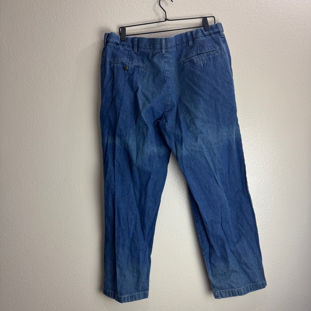 Haggar Denim Vintage Slack Pants Size 38x29 - Picture 3 of 9